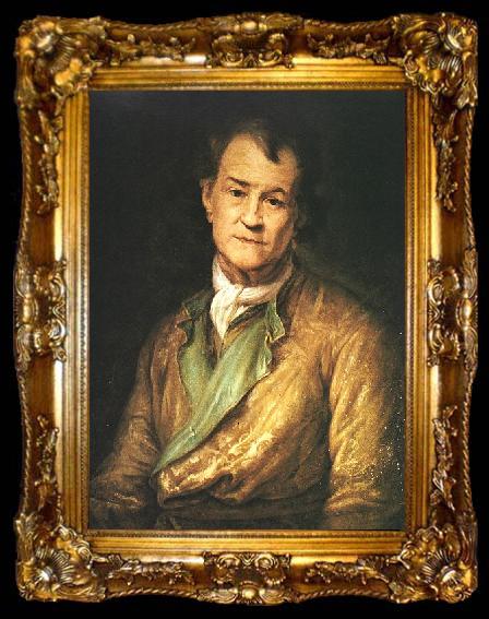 framed  PUGET, Pierre Self portrait, ta009-2